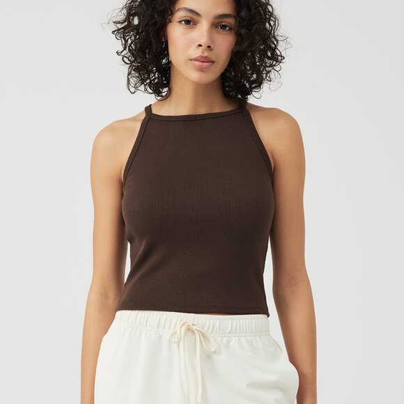 OUTDOOR VOICES Voices CozyRib Tank Top NWT - Picture 1 of 6